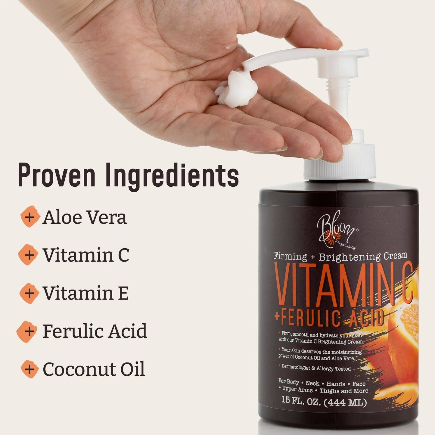 BLOOM VITAMIN C + FERULIC ACID FIRMING & BRIGNTENING CREAM