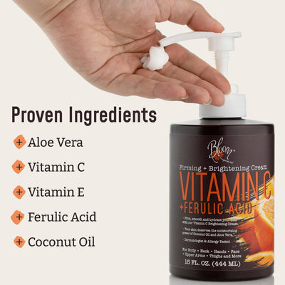 BLOOM VITAMIN C + FERULIC ACID FIRMING & BRIGNTENING CREAM