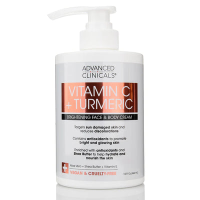 VITAMIN C + TURMERIC - Crème Visage & Corps (Made in USA)
